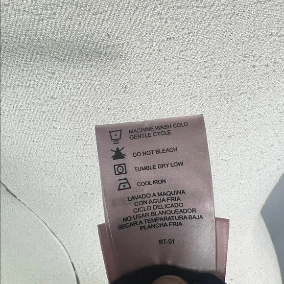 Secret Treasures sheer black with red hearts flowy lingerie top lace up side 1X - Picture 8 of 11